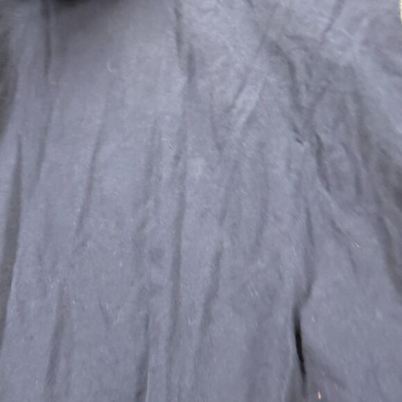 Ralph Lauren Top Women 3X Plus Blue Mini Short V-Neck Long Sleeve Cotton - Picture 4 of 7